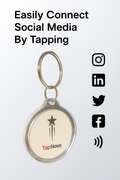 Social Media Keychain Tag